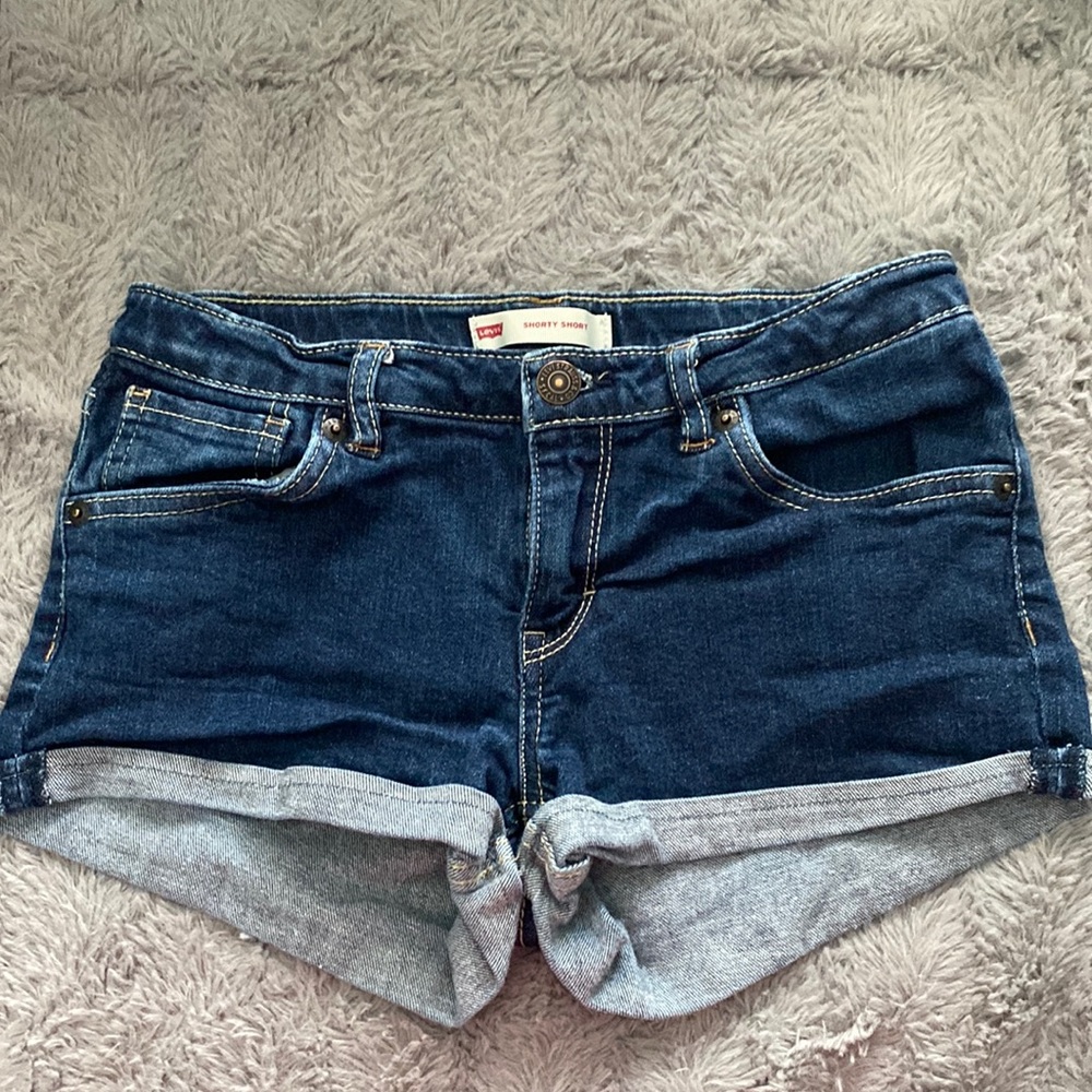 Levi’s shorty short jean shorts